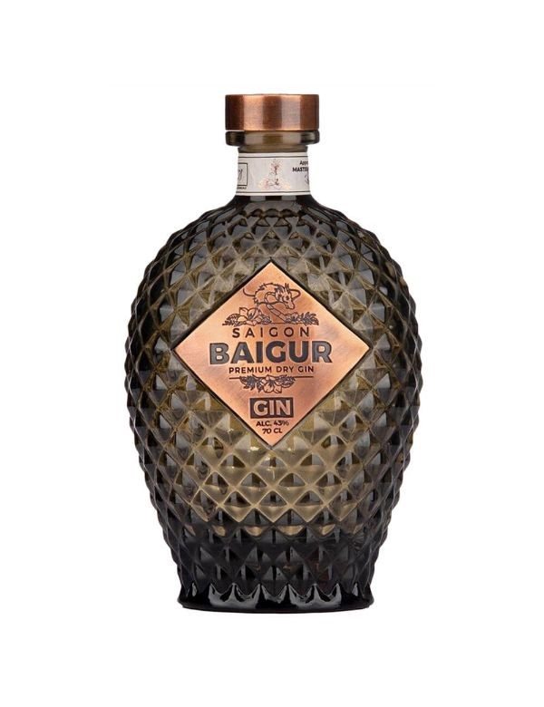 Saigon Baigur Dry Gin 43% 70cl.