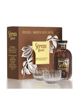 Rum Mamie Serum Giftpack 2 Glasses 40% 70cl