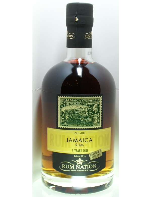 Rum Nation Jamaica 5y Pot Still 50% 70cl