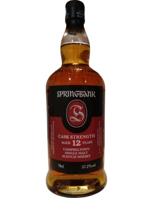 Springbank 12y cask strength batch 25 57,2% 70cl