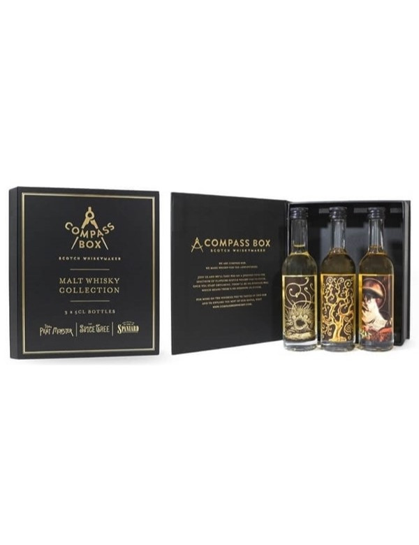 Compass Box Malt Collection 3*5cl Peat-Spice-Spaniard