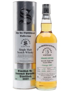 Unnamed Speyside  2007 13Y Signatory UCF 70cl 46%.